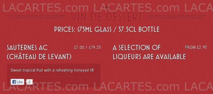  Pricelists of Cafe Rouge - Bishops Stortford 14-16 North Street - Photo 4 of 24