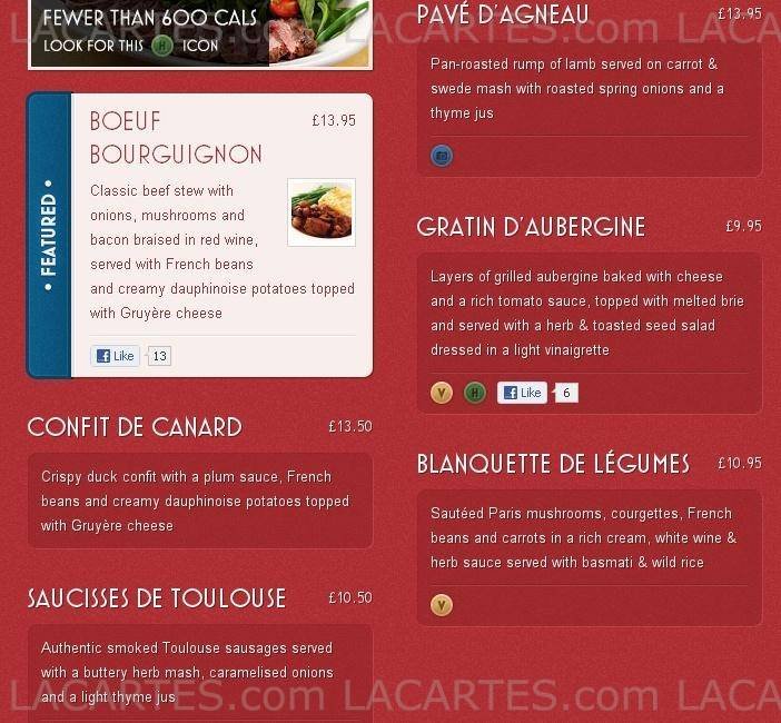  Pricelists of Cafe Rouge - Blackheath 16-18 Montpelier Vale - Photo 13 of 26