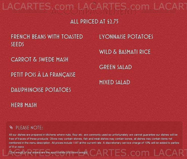  Pricelists of Cafe Rouge - Blackheath 16-18 Montpelier Vale - Photo 12 of 26