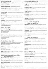 Menus & Prices, Sema Thai Restaurant, East Dulwich