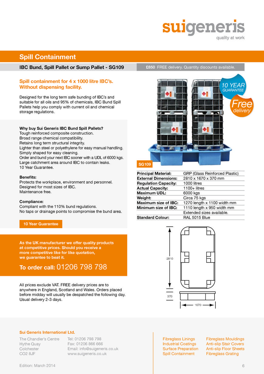  Pricelists of Sui Generis International Ltd The Chandler's Centre, Hythe Quay, - Photo 2 of 39