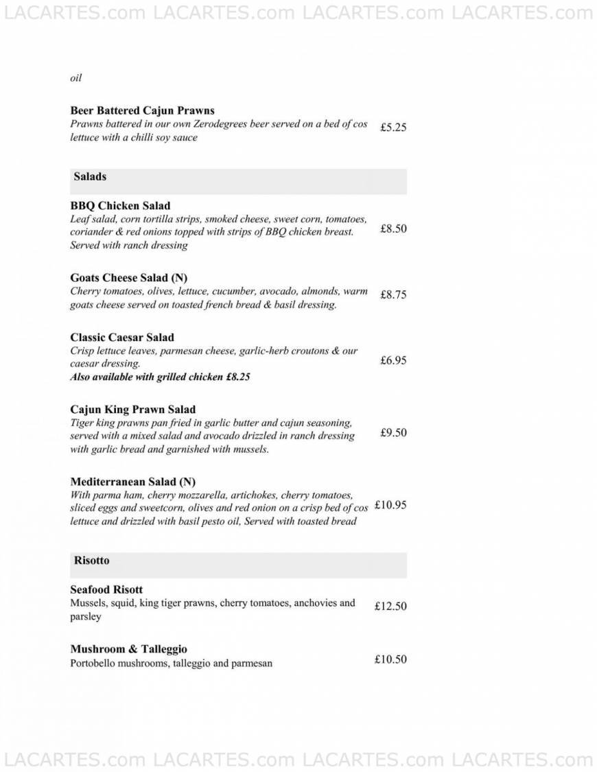  Pricelists of Zero Degrees - Blackheath 29/31 Montpelier Vale - Photo 3 of 12