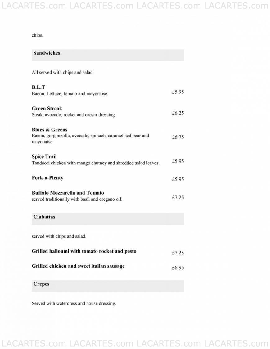  Pricelists of Zero Degrees - Bristol 53 Colston Street - Photo 10 of 12
