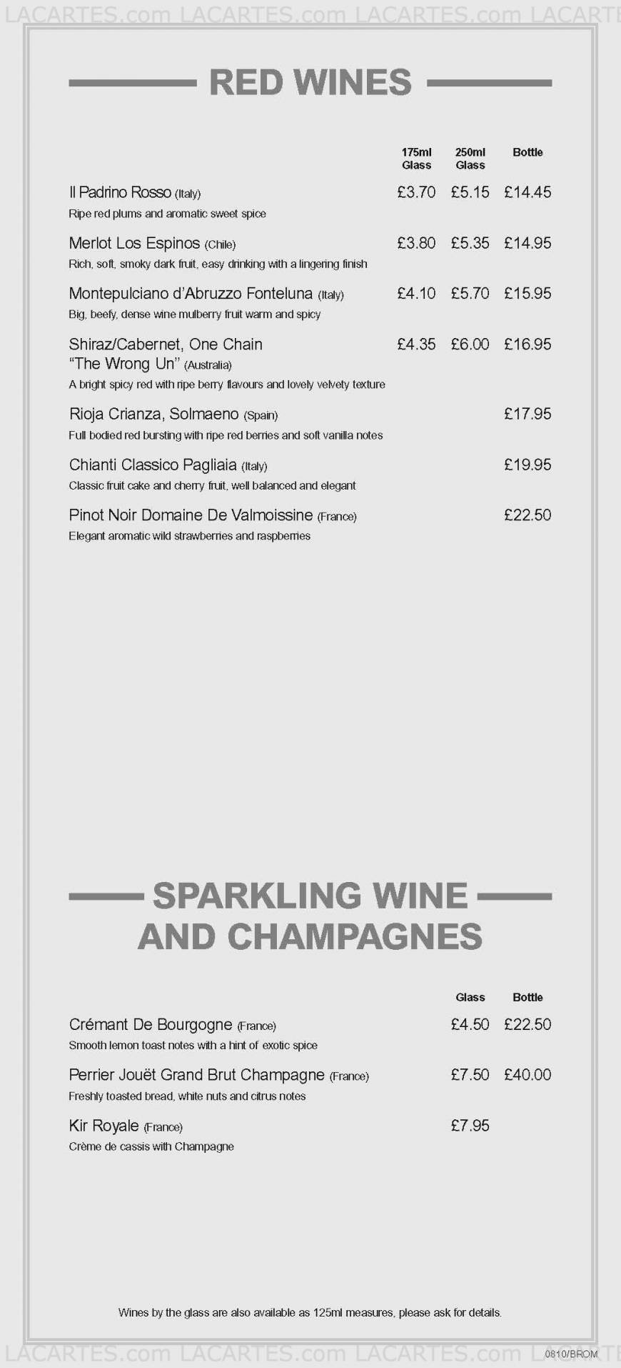  Pricelists of Belgo Brasserie 242 The Glades Shopping Centre - Photo 7 of 14