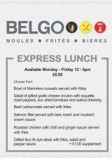 Menus & Prices, Belgo Brasserie, Bromley