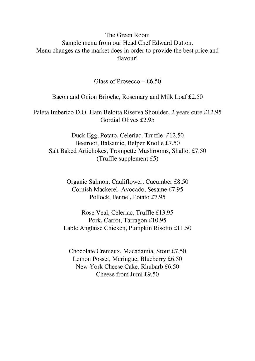 Pricelists of The Green Room 2 Battersea Rise - Photo 1 of 7