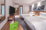 Twin Guest Room at Hampton by Hilton Warsaw Mokotow Hampton by Hilton Warsaw Mokotow PostÄ™pu 7 