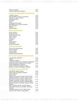 Menus & Prices, Pavarotti's Sandwich Bar, London