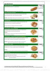 Menus & Prices, Flour Power City Bakery, Lewisham