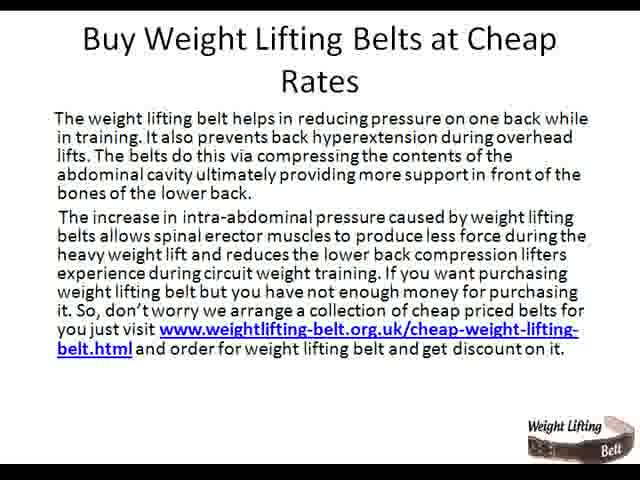 Weight Lifting Belt.avi