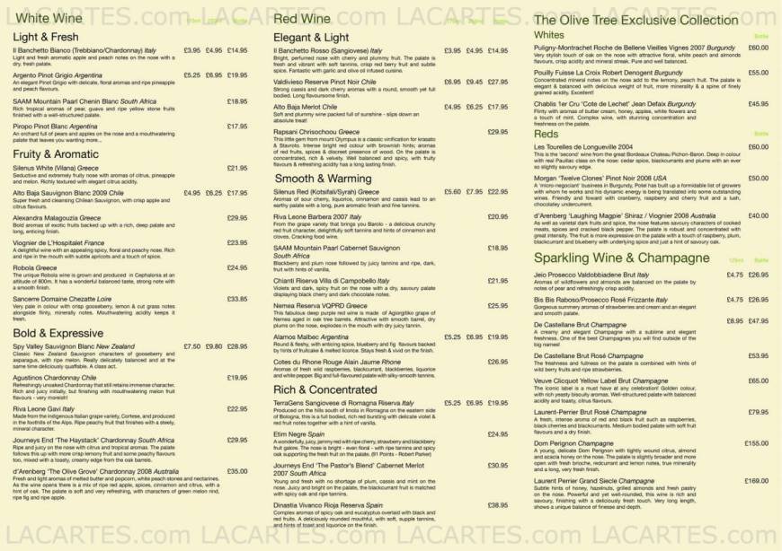  Pricelists of The Olive Tree 258 High Road - Photo 5 of 5