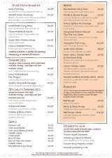 Menus & Prices, Crown, Blackheath