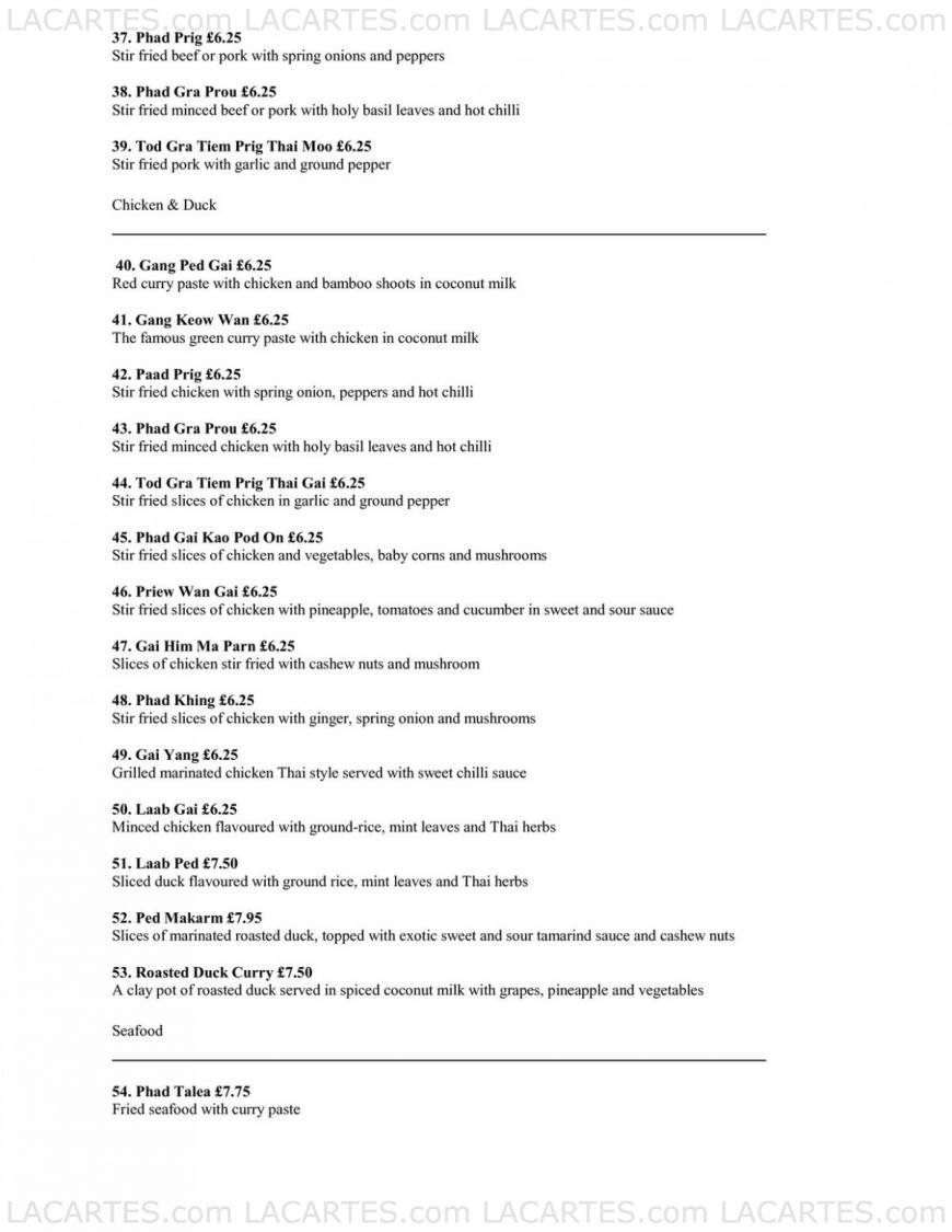  Pricelists of The Robin Hood Epping New Road  - Photo 4 of 7