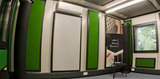 Acoustic panel within a soundproof room, Amadeus Acoustic Solutions, Battle