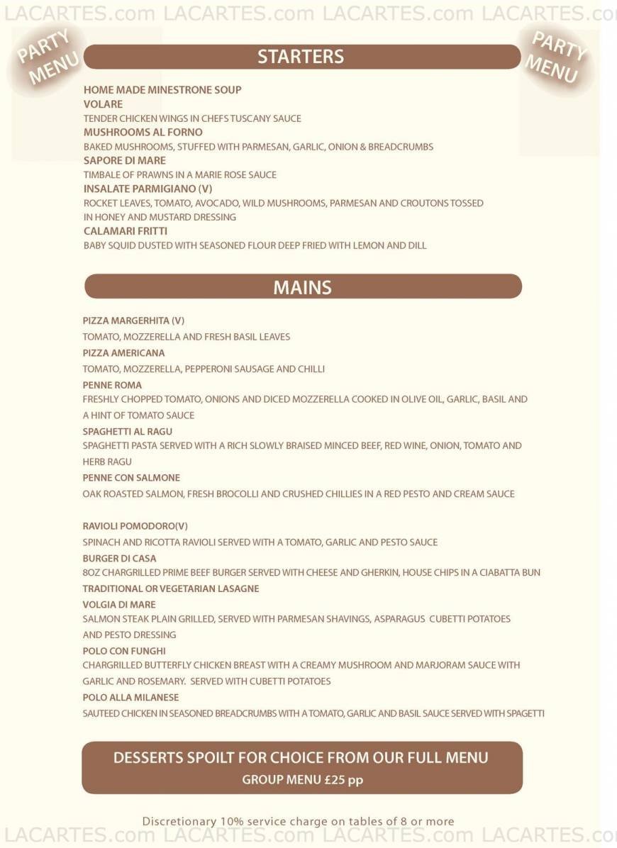 Pricelists of Nuovo Restaurant Buckhurst Hill 79 Queens Road         - Photo 5 of 5