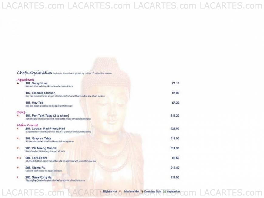  Pricelists of Nakhon Thai - Royal Docks Waterfront Studios, 1 Dock Road - Photo 8 of 19
