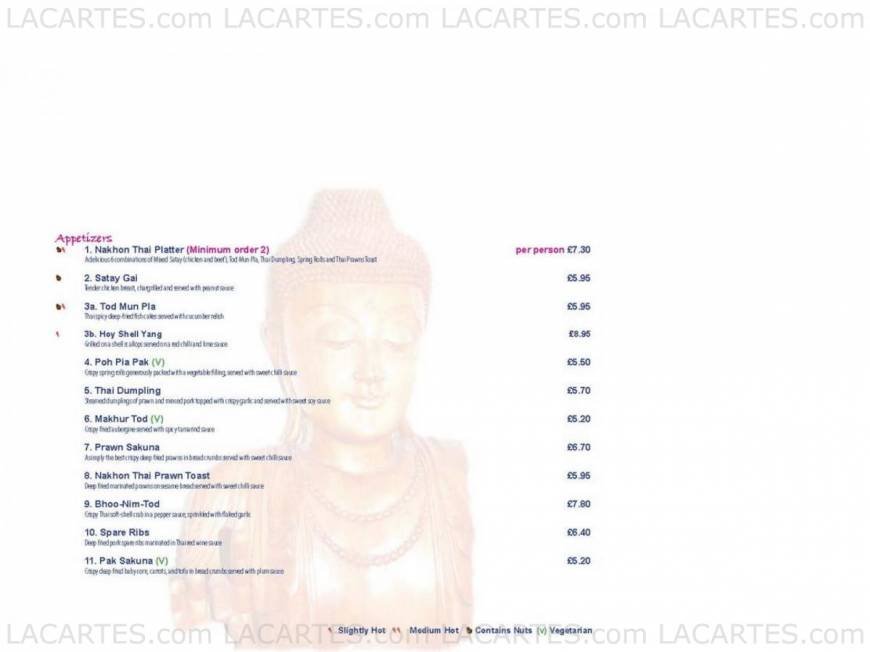  Pricelists of Nakhon Thai - Royal Docks Waterfront Studios, 1 Dock Road - Photo 7 of 19