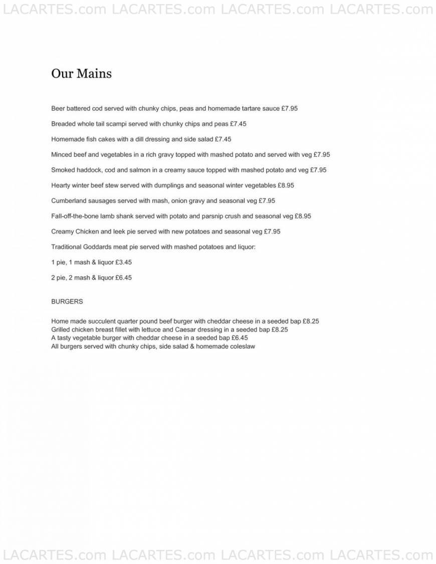  Pricelists of The Pelton Arms 23-25 Pelton Road - Photo 6 of 9