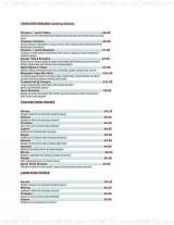 Menus & Prices, Mountain View Restaurant, Blackheath