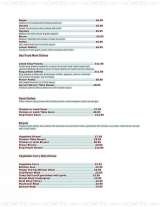 Menus & Prices, Mountain View Restaurant, Blackheath