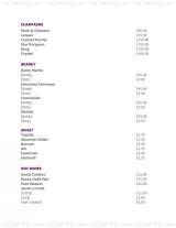 Menus & Prices, Marble Restaurant, Woolwich