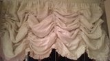 MANUAL SILKY SATIN / FABRIC AUSTRIAN BLINDS