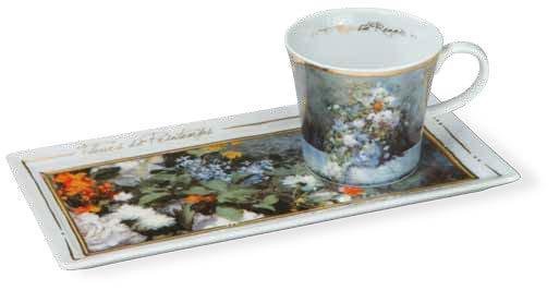 Artis Orbis Coffee Cup & Platter - Spring Flowers