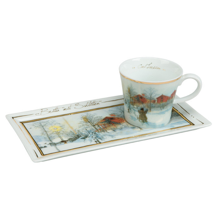 Artis Orbis Coffee Cup & Platter - Britta With Sledge