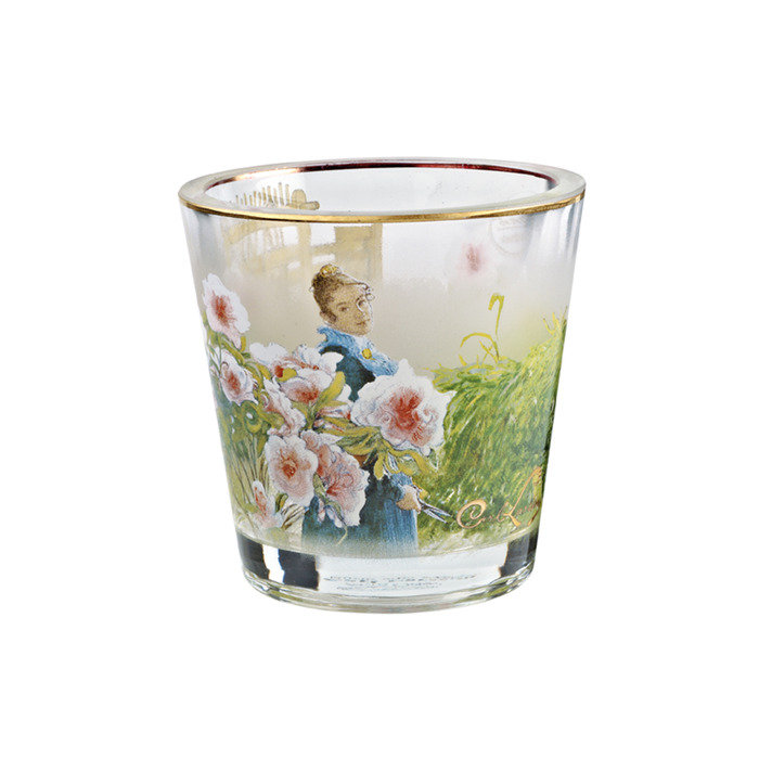 Artis Orbis Tealight Holder - Karin With Azaleas