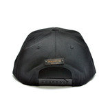 The Chief Wood Charm Black Snapback Hat
