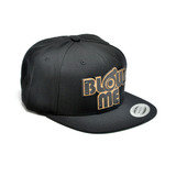 Blow Me Wood Charm Black Snapback Hat