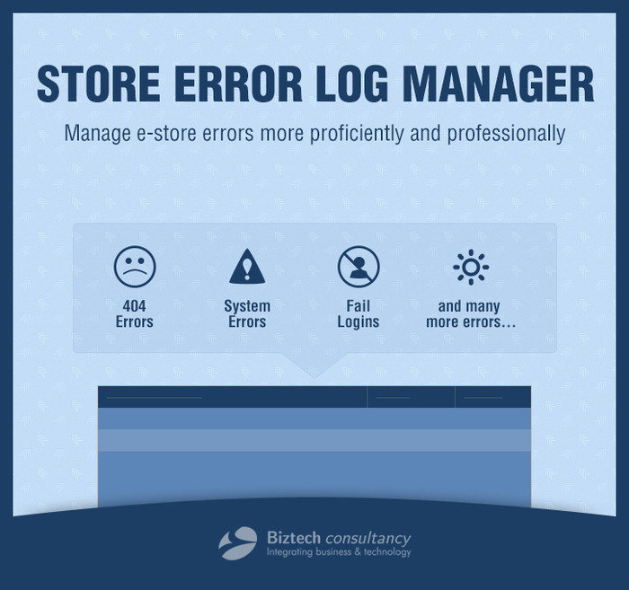 Store Error Log Manager Extension