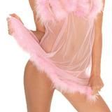 Babydoll and G-String Pink