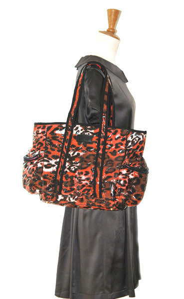 MARKET leopard printed nylon