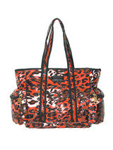 MARKET leopard printed nylon