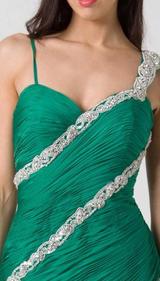 E116 MESMERIZING SWEETHEART FORMAL GOWN - JADE