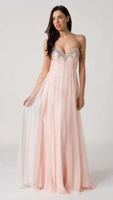 E117 FLOWING GODDESS EVENING DRESS