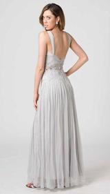 E201 ETHEREAL PRINCESS FORMAL DRESS - SILVER