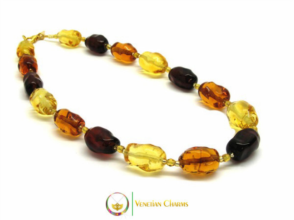 Abbazia Necklace - Amber