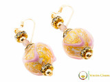 Aida Long Necklace Set - Rose, Gold and White