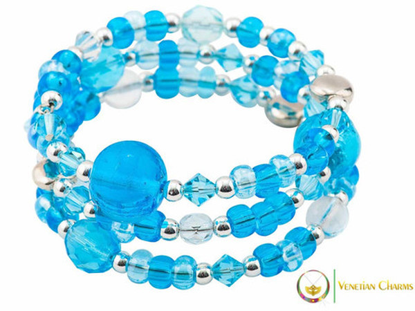 Cheri Bracelet - Blue and Light Blue