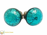 Clip Earrings Medium - Aqua