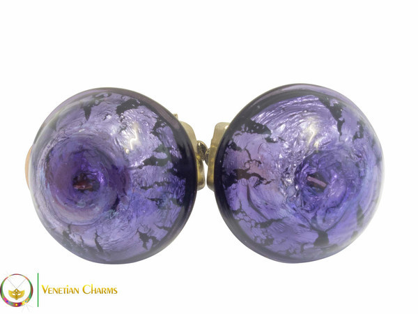 Clip Earrings Medium - Violet