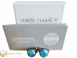 Clip Earrings Small - Blue