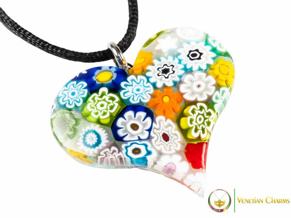 Heart Pendant - Multicolour