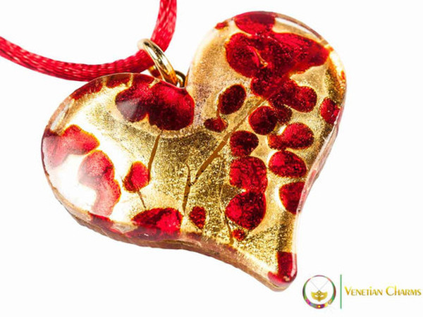 Heart Pendant - Red Heart Pendant - Red