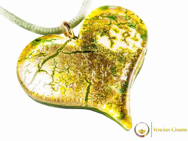 Heart Pendant - Yellow Heart Pendant - Yellow