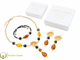 Levante Set - Amber, Gold and Black