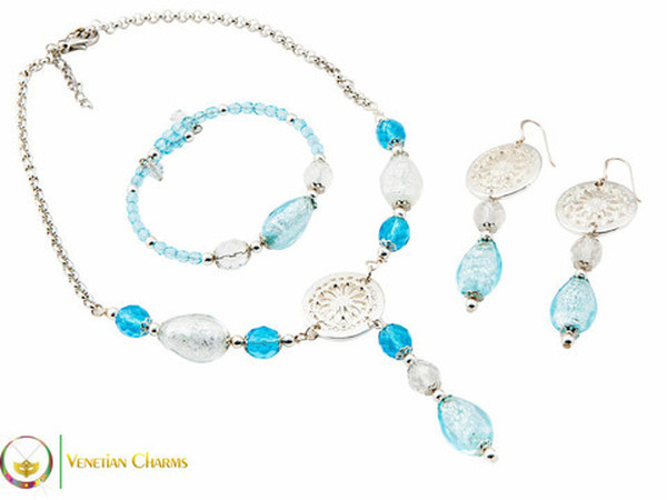 Levante Set - Blue, Pale Blue and Clear