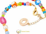 Long Murano Glass Necklace - Multicoloured